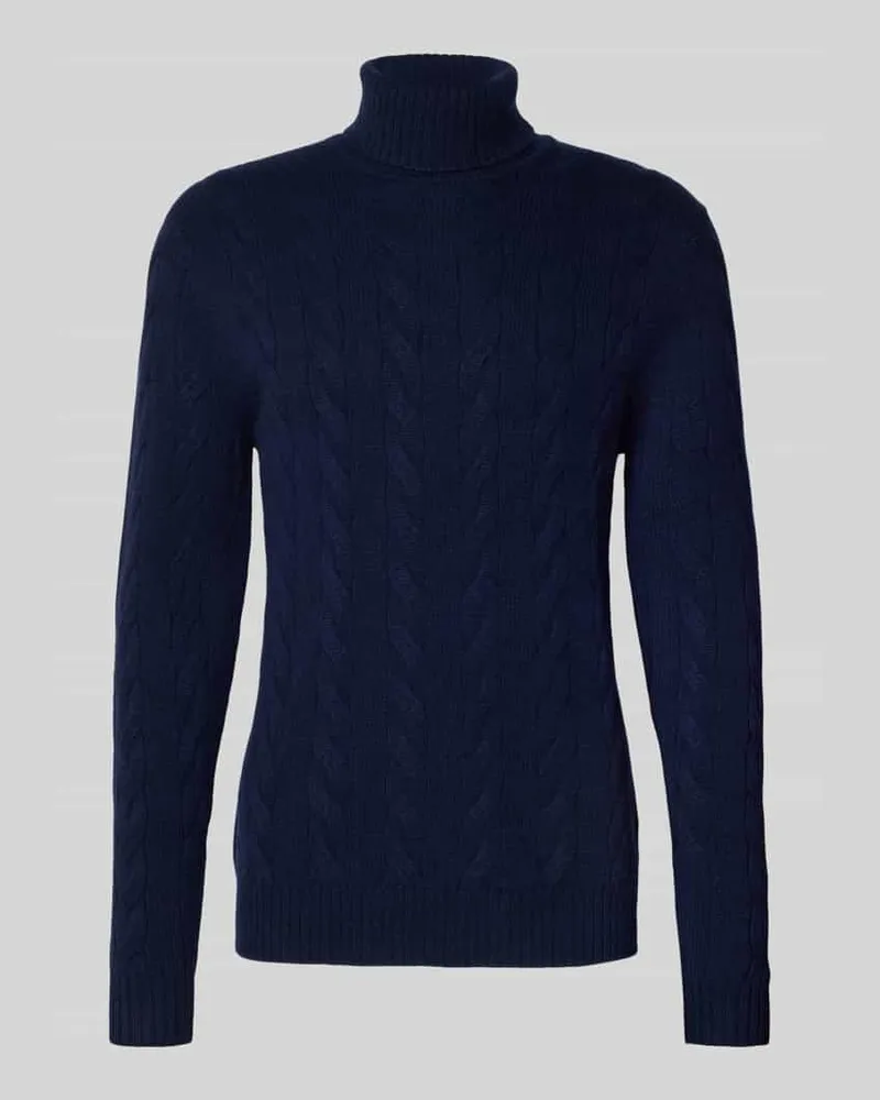 Christian Berg Rollkragenpullover aus Wolle-Kaschmir-Mix 