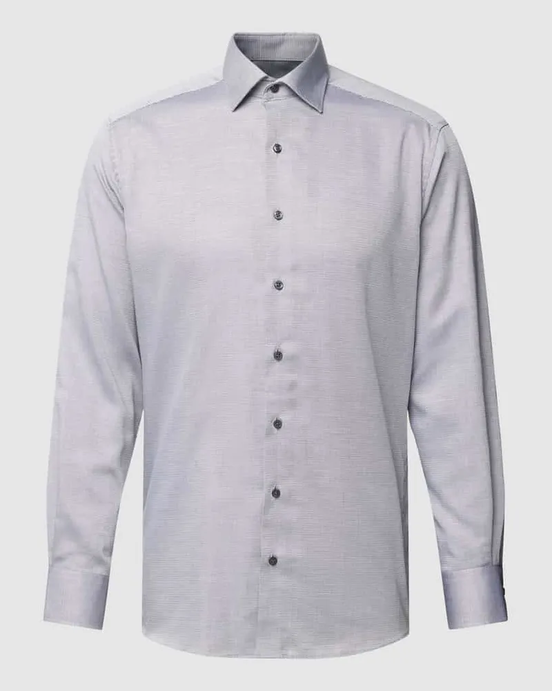 Eterna Modern Fit Business-Hemd mit Allover-Muster 
