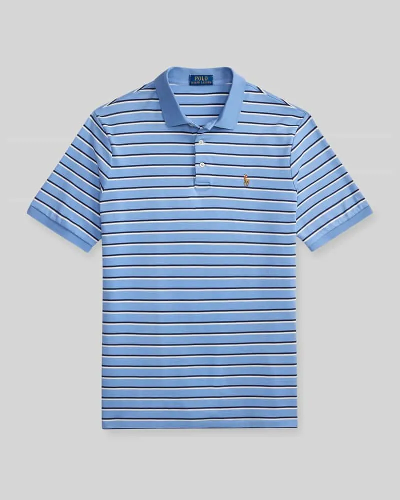 Ralph Lauren Regular Fit Poloshirt mit Logo Stitching Bleu