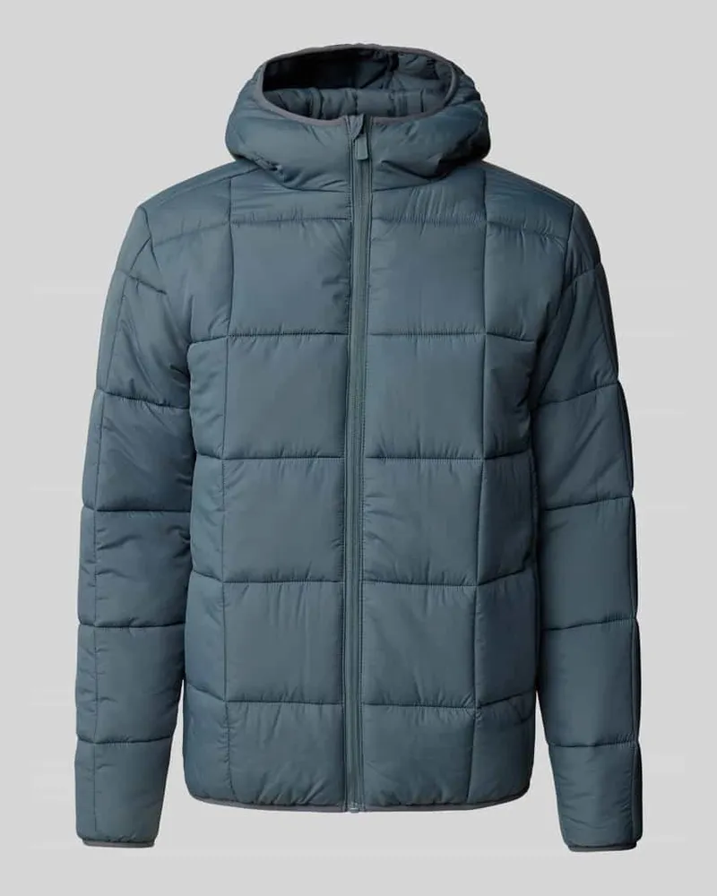 Mazine Steppjacke mit Kapuze Modell 'Chester Blau