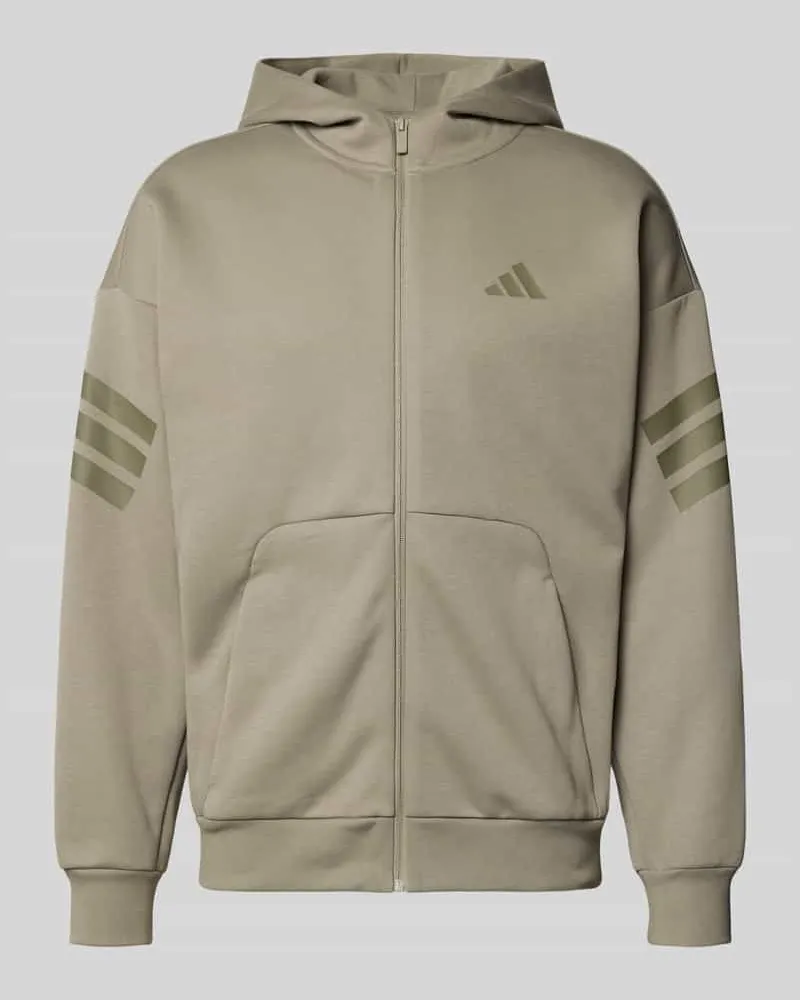 adidas Sweatjacke mit Kapuze Schilf