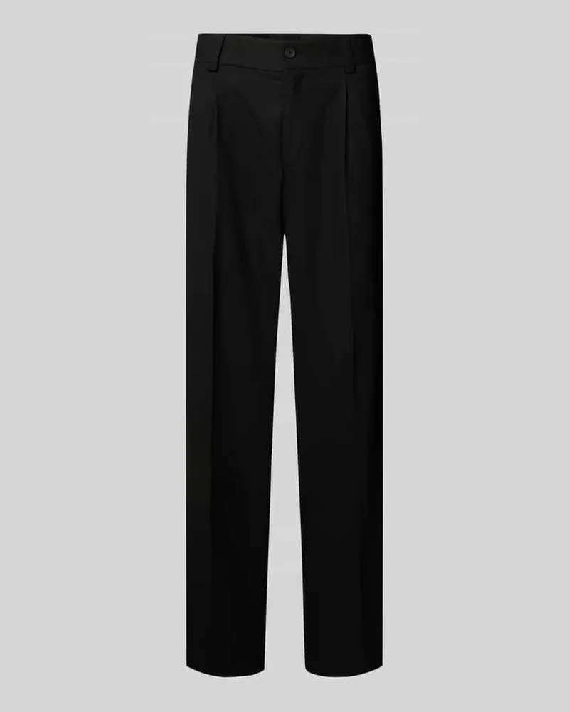 HUGO BOSS Regular Fit Anzughose mit Viskose-Anteil Modell 'FLIPS 