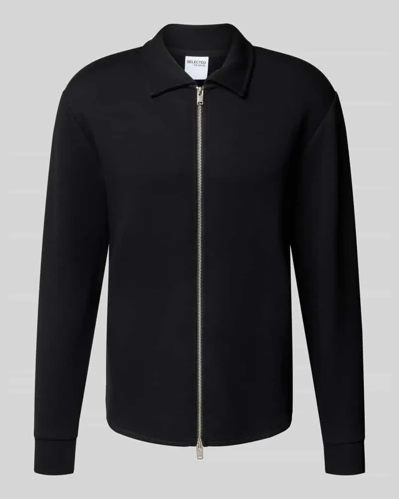 Selected Homme Regular Fit Sweatjacke aus Viskose-Mix Modell 'EMANUEL 