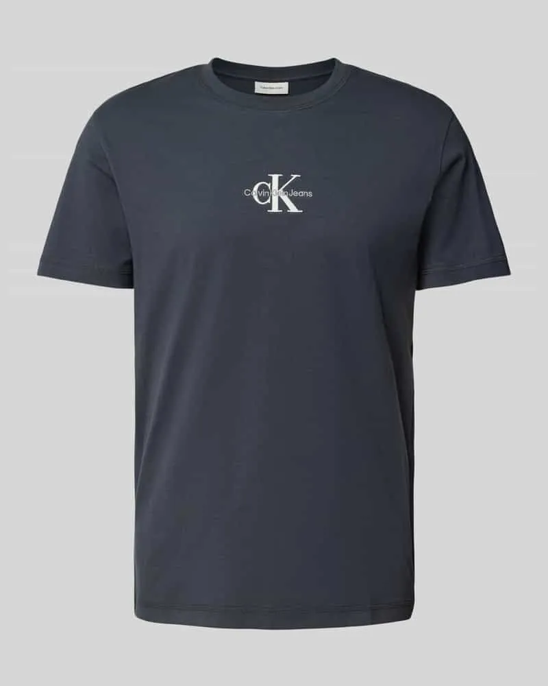Calvin Klein T-Shirt mit Label-Stitching 