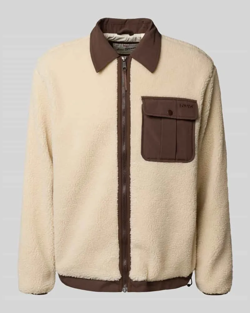 Levi's Fleecejacke mit Brusttasche Modell 'JOONIE 