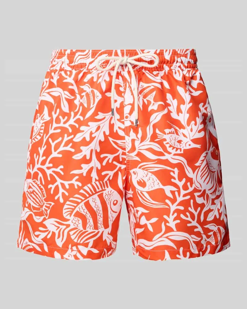 Ralph Lauren Regular Fit Badehose mit Tunnelzug Modell 'TRAVELER 