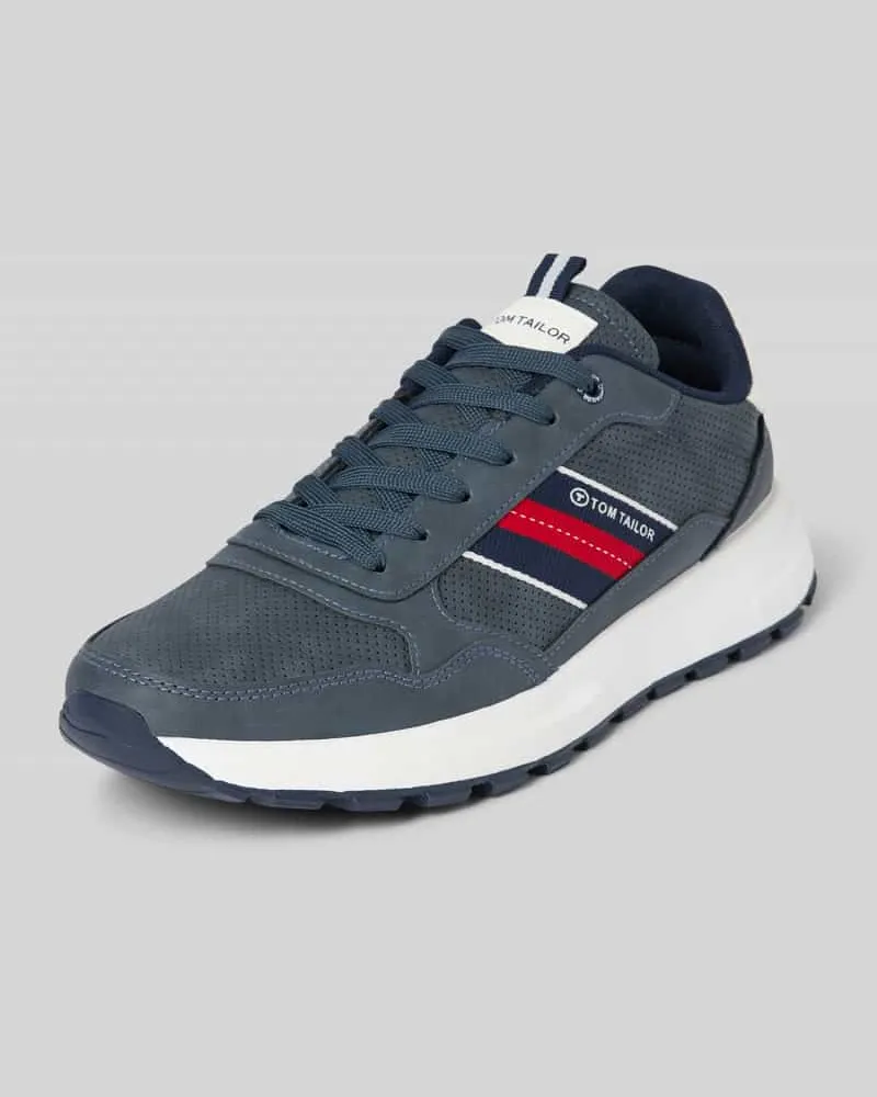 Tom Tailor Low Top Sneaker mit perforierter Oberfläche Marine