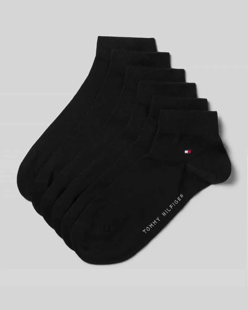 Tommy Hilfiger Socken aus Baumwoll-MIx im 6er-Pack Modell 'QUARTER 6P Black