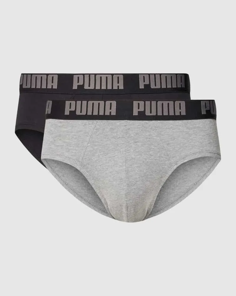 Puma Slip mit Label-Detail im 2er-Pack 