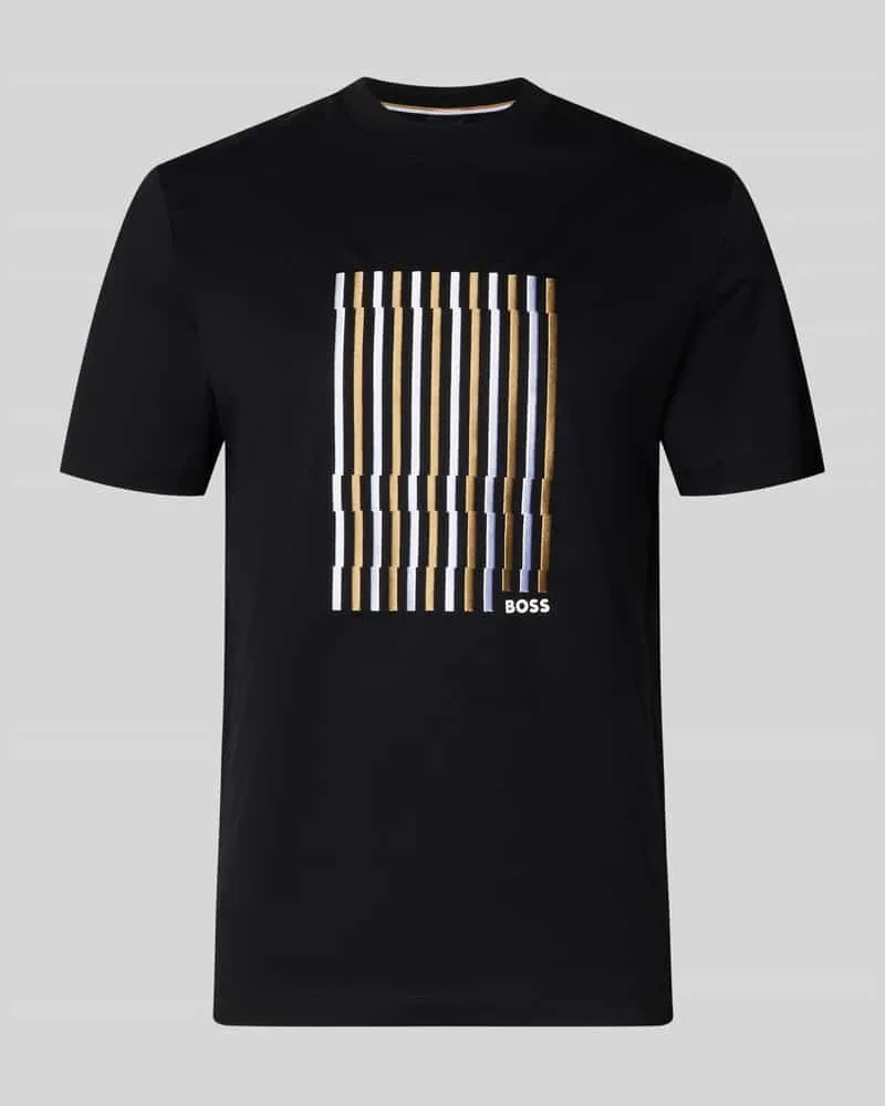 HUGO BOSS Regular Fit T-Shirt aus reiner Baumwolle Modell 'C-THOMPSON 41 Black