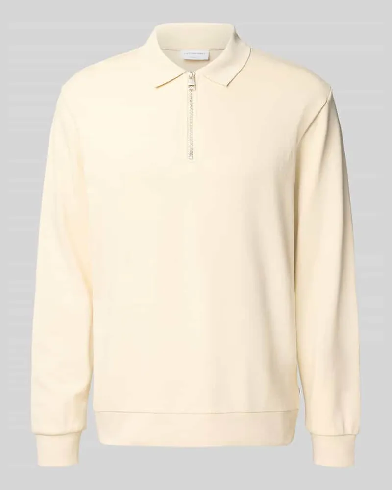 Lindbergh Relaxed Fit Poloshirt mit Label-Detail 