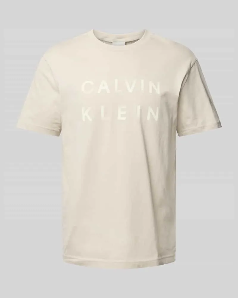 Calvin Klein T-Shirt mit Label-Print 