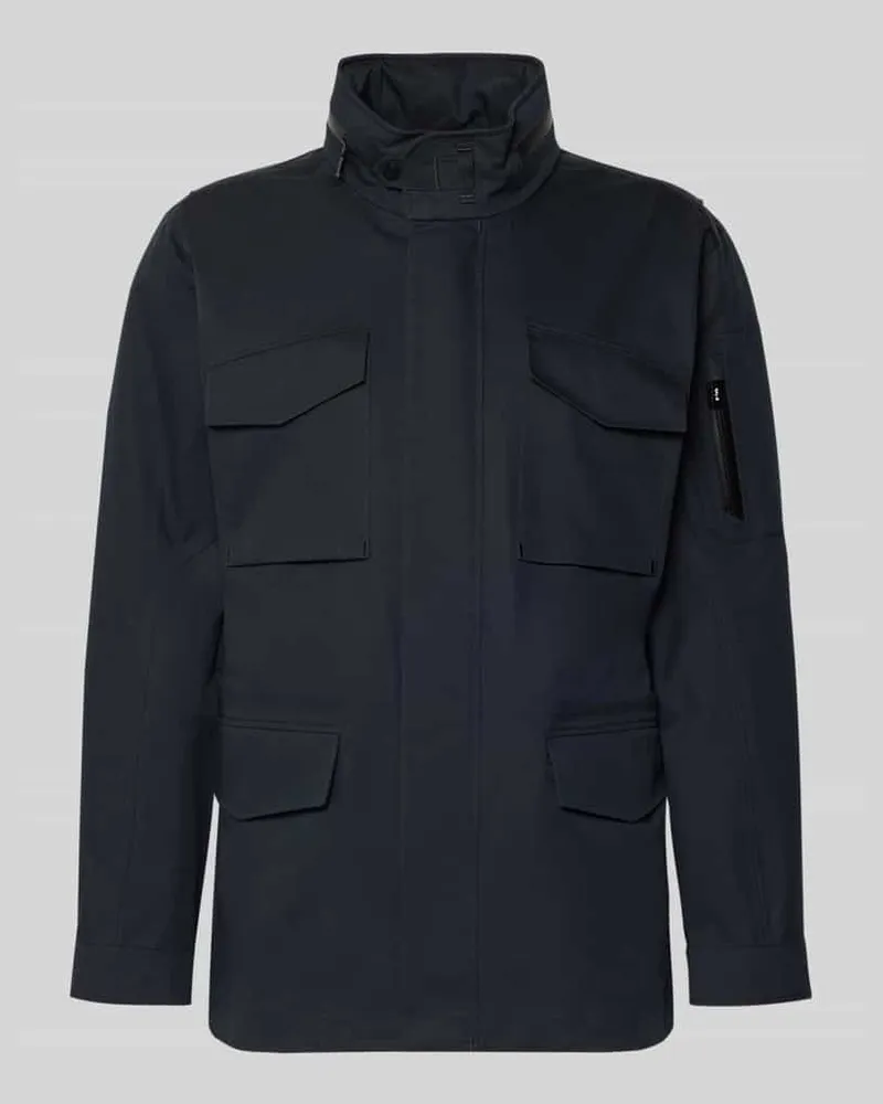 G-Lab Jacke mit Stehkragen und Pattentaschen Modell 'DEFENDER Marine