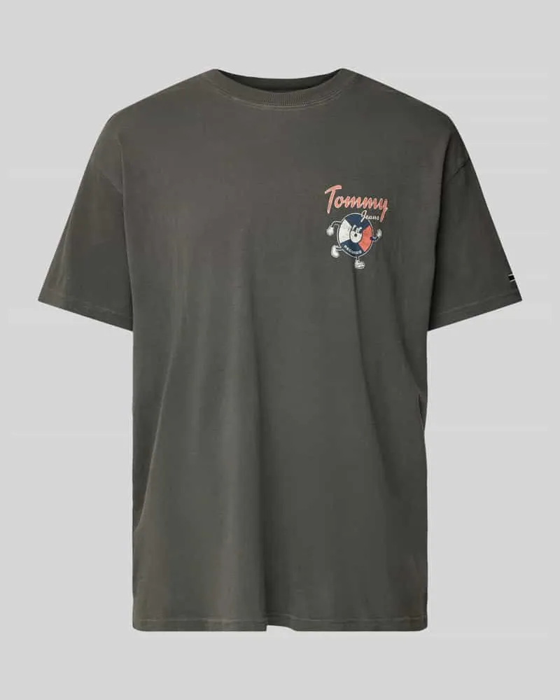 Tommy Hilfiger Relaxed Fit T-Shirt mit Logo-Stitching Modell 'NOVELTY 