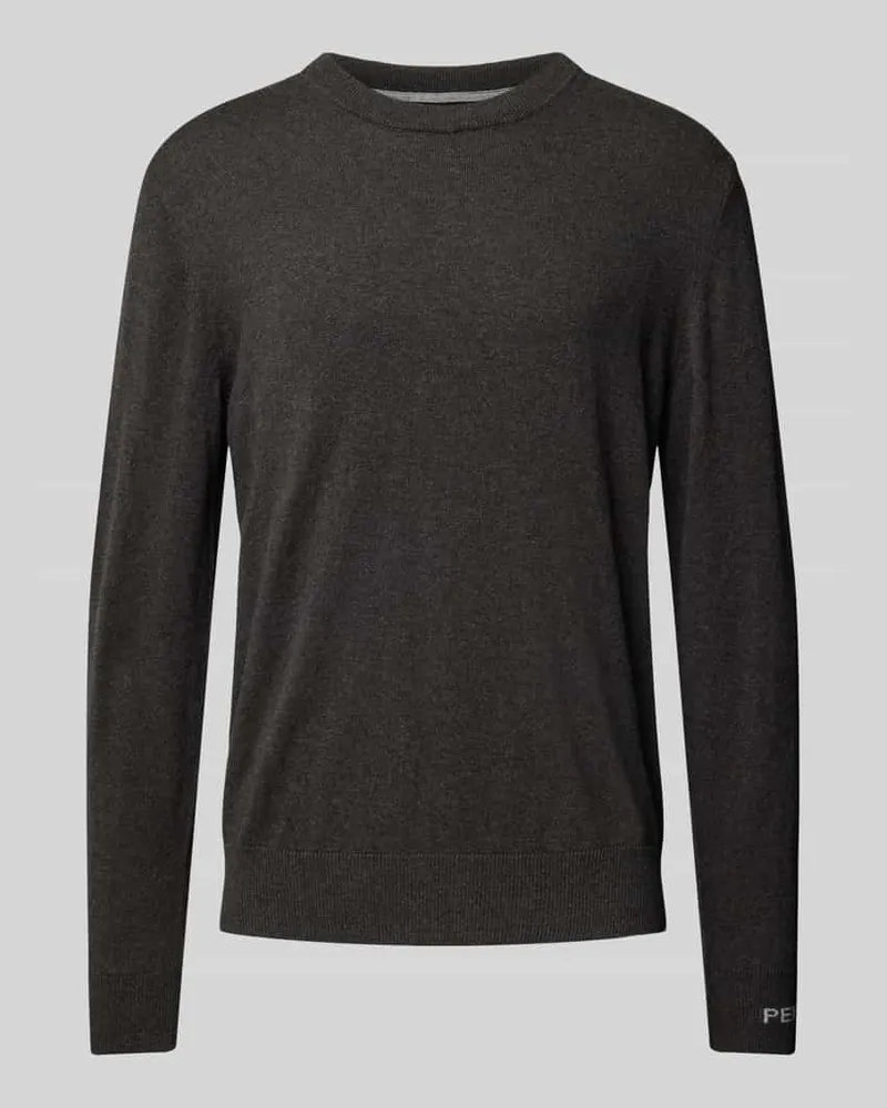 Pepe Jeans Strickpullover aus Baumwoll-Woll-Mix mit Kaschmir-Anteil Modell 'Andre 