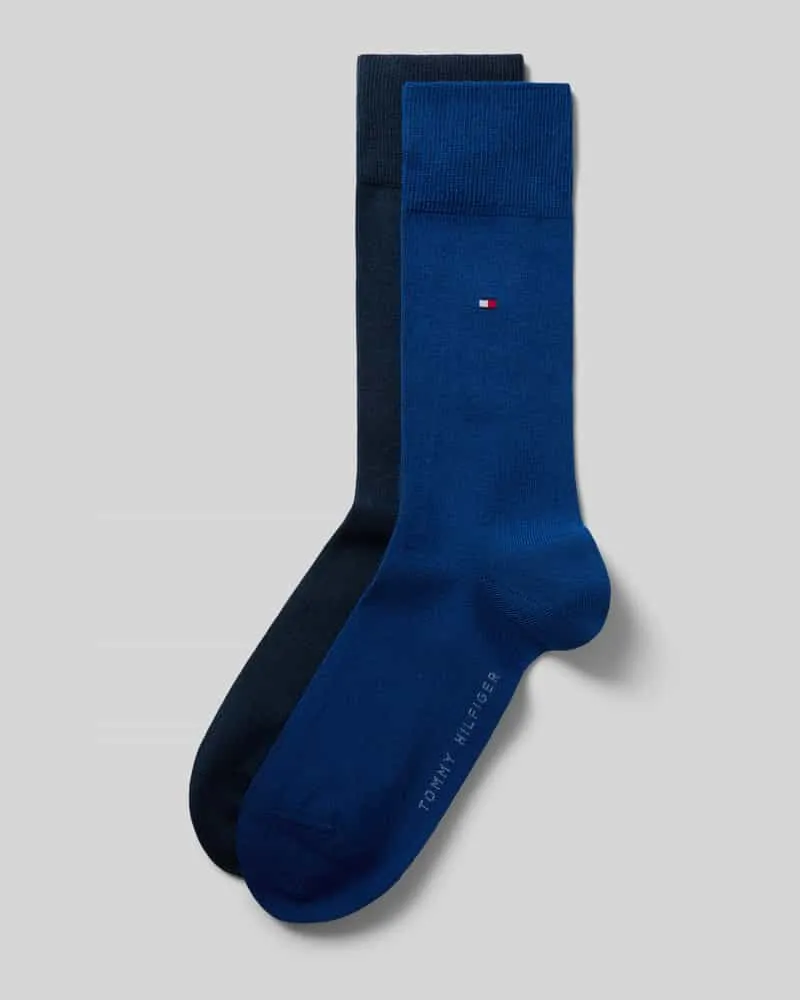 Tommy Hilfiger Socken aus Baumwoll-Mix im 2er-Pack Royal