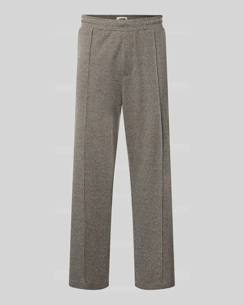 Drykorn Straight Fit Stoffhose aus Baumwoll-Mix Hellbraun
