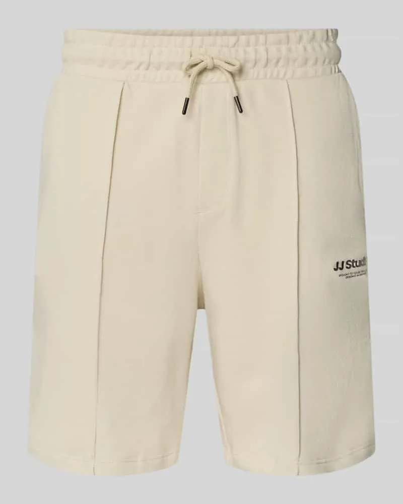 Jack & Jones Sweatshorts mit Logo Model 'KANE Beige