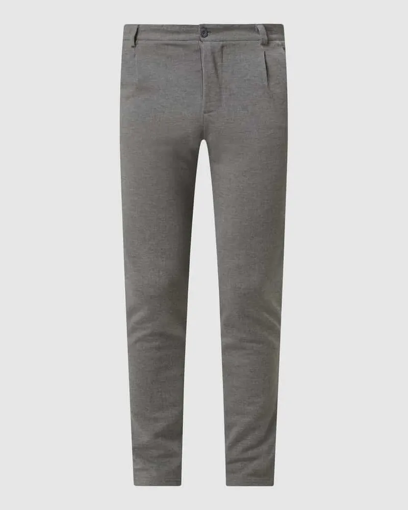 Casual Friday Bundfaltenhose aus Jersey 