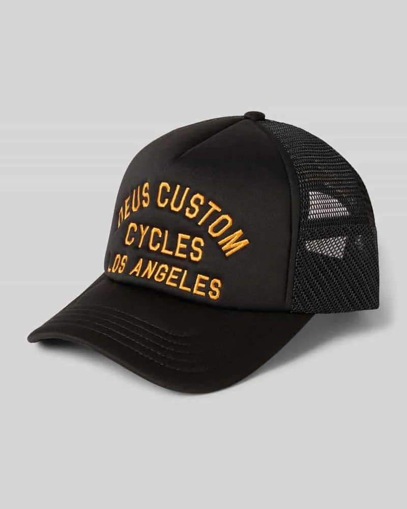 Deus Ex Machina Trucker Cap mit Label-Stitching Modell 'CITADEL Black