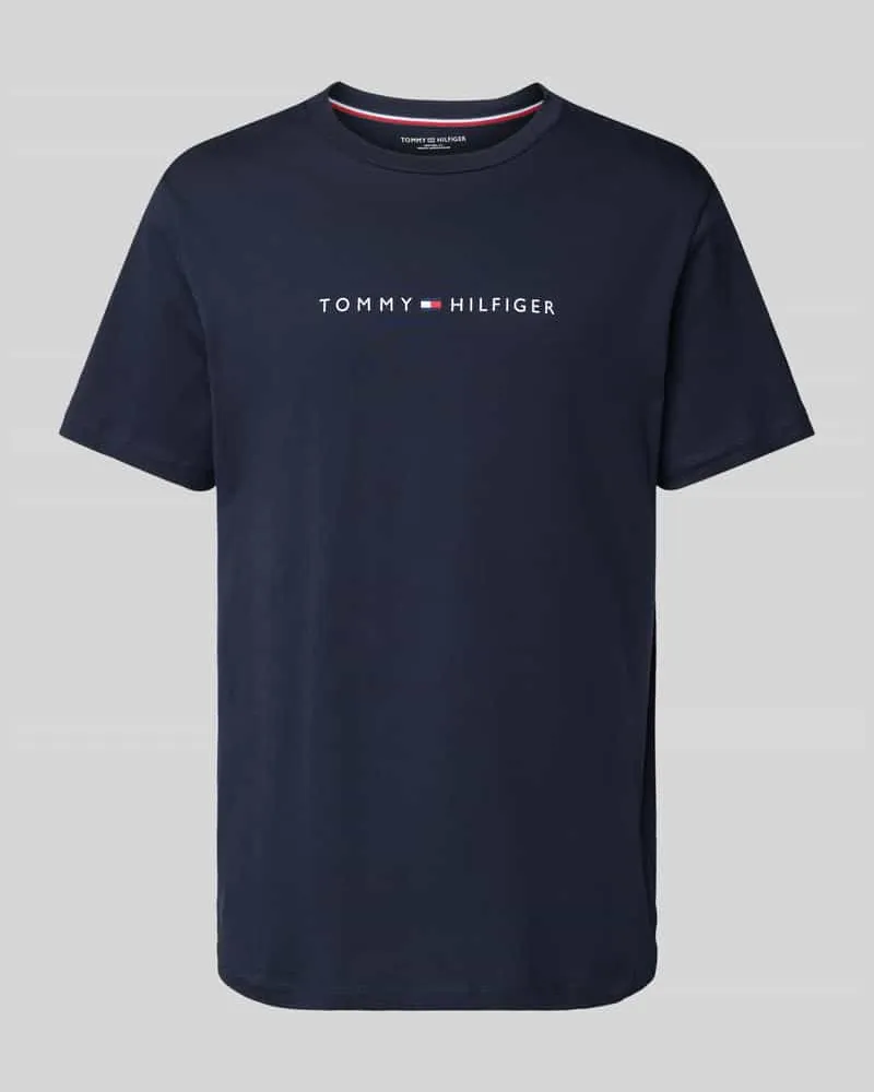 Tommy Hilfiger T-Shirt mit Rundhalsausschnitt Dunkelblau