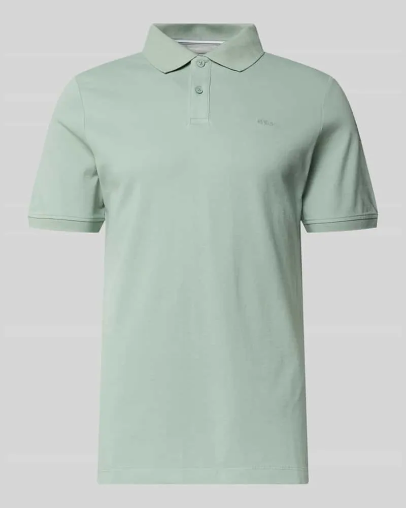 S.Oliver Regular Fit Poloshirt aus reiner Baumwolle Lind