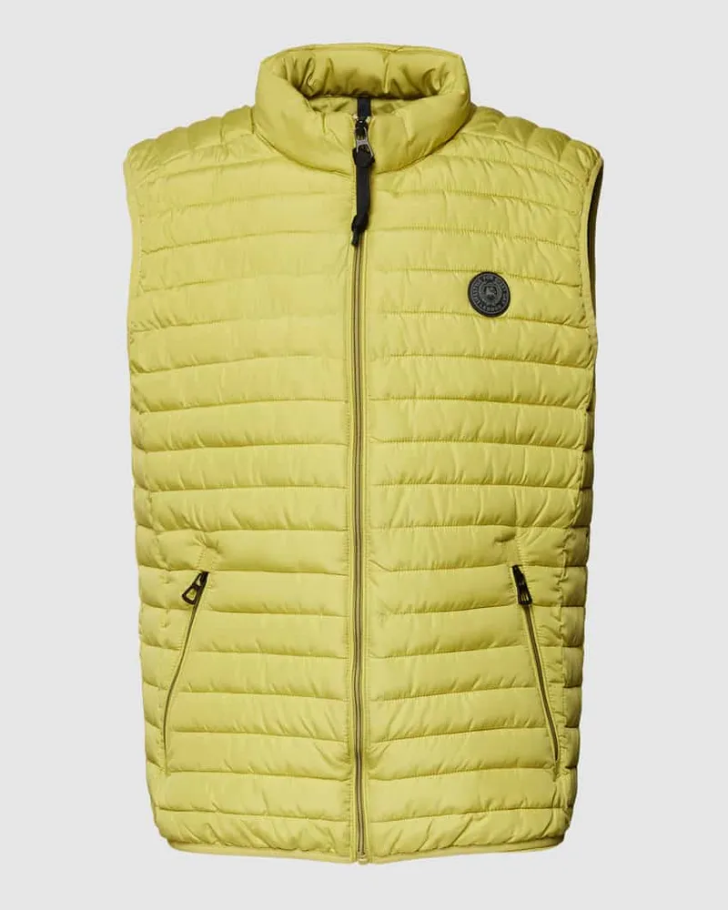 Lerros Weste mit Label-Detail Neon