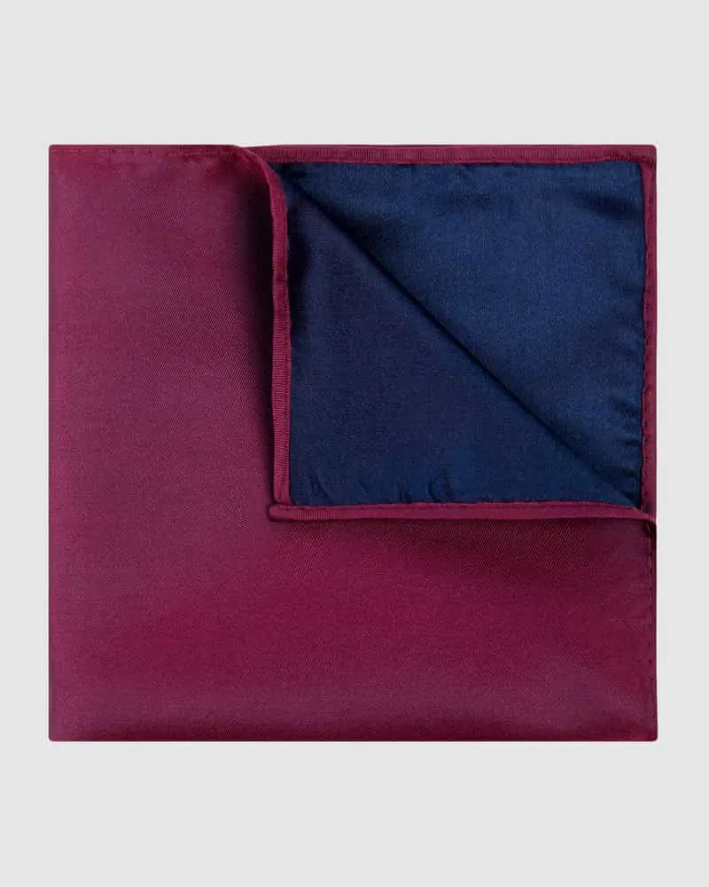 Monti Einstecktuch aus Seide Fuchsia