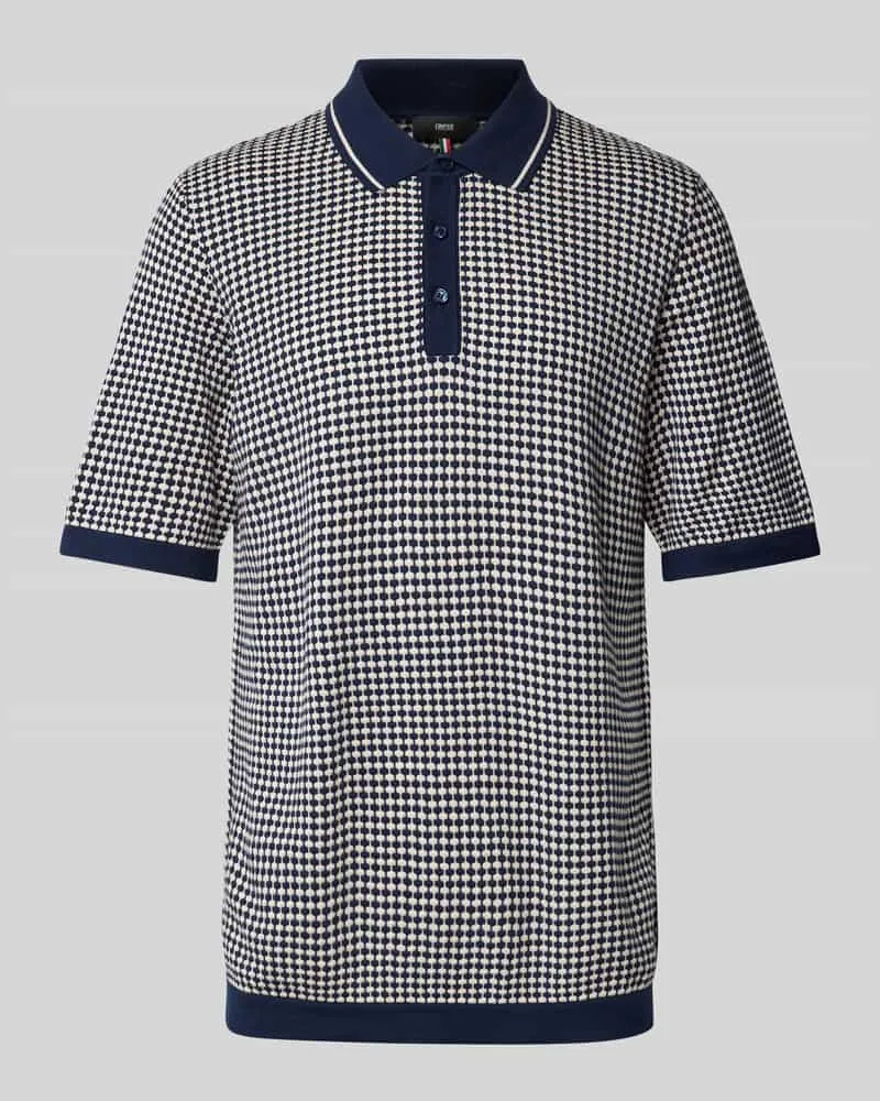 cinque Regular Fit Poloshirt mit Strukturmuster Modell 'FLAVIN 