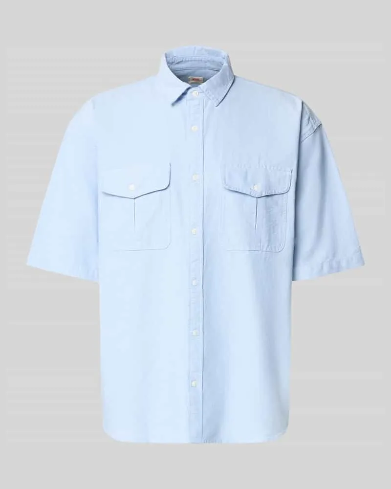 Levi's Loose Fit Freizeithemd aus reiner Baumwolle Modell 'PACIFICA Jeansblau