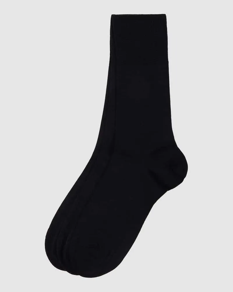 Falke Socken aus Schurwollmischung im 3er-Pack Modell 'Airport Marine