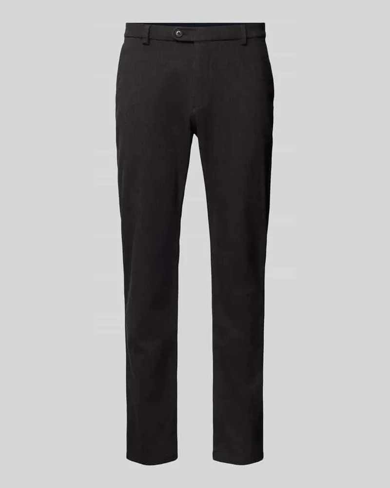 Bugatti Modern Fit Stoffhose mit französischen Eingrifftaschen 
