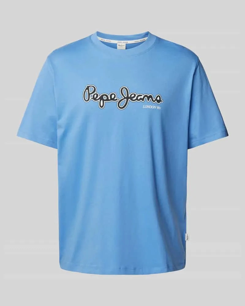 Pepe Jeans T-Shirt mit Label-Print Modell 'DORIAN 