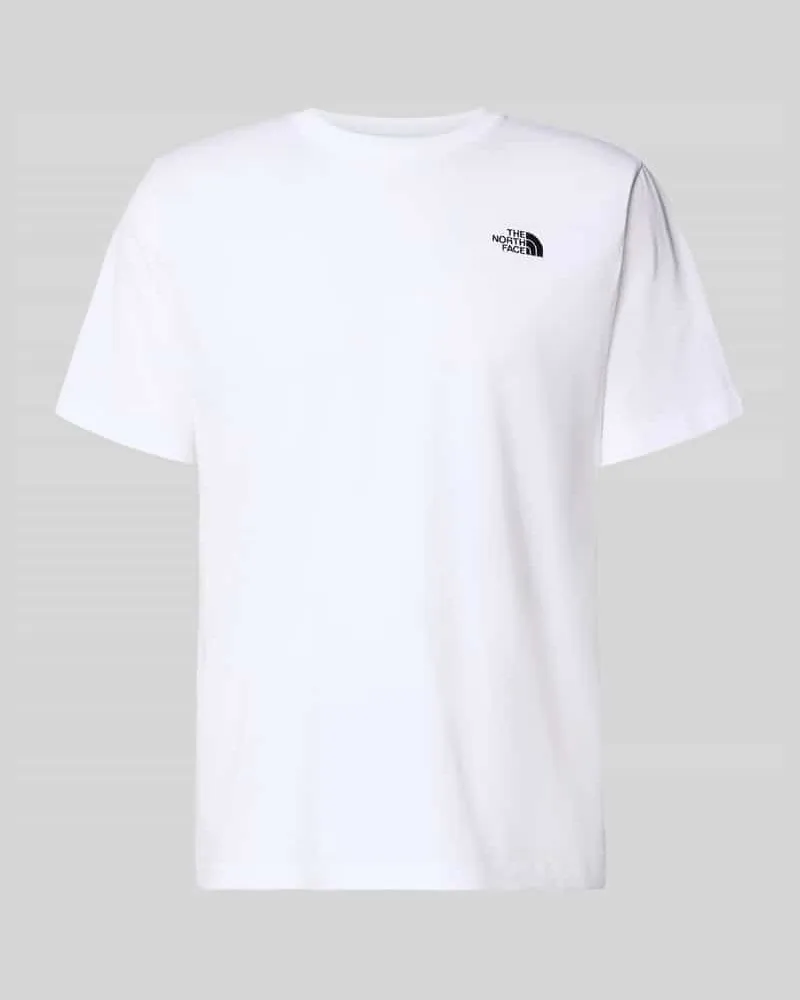 The North Face T-Shirt mit Label-Stitching Weiss