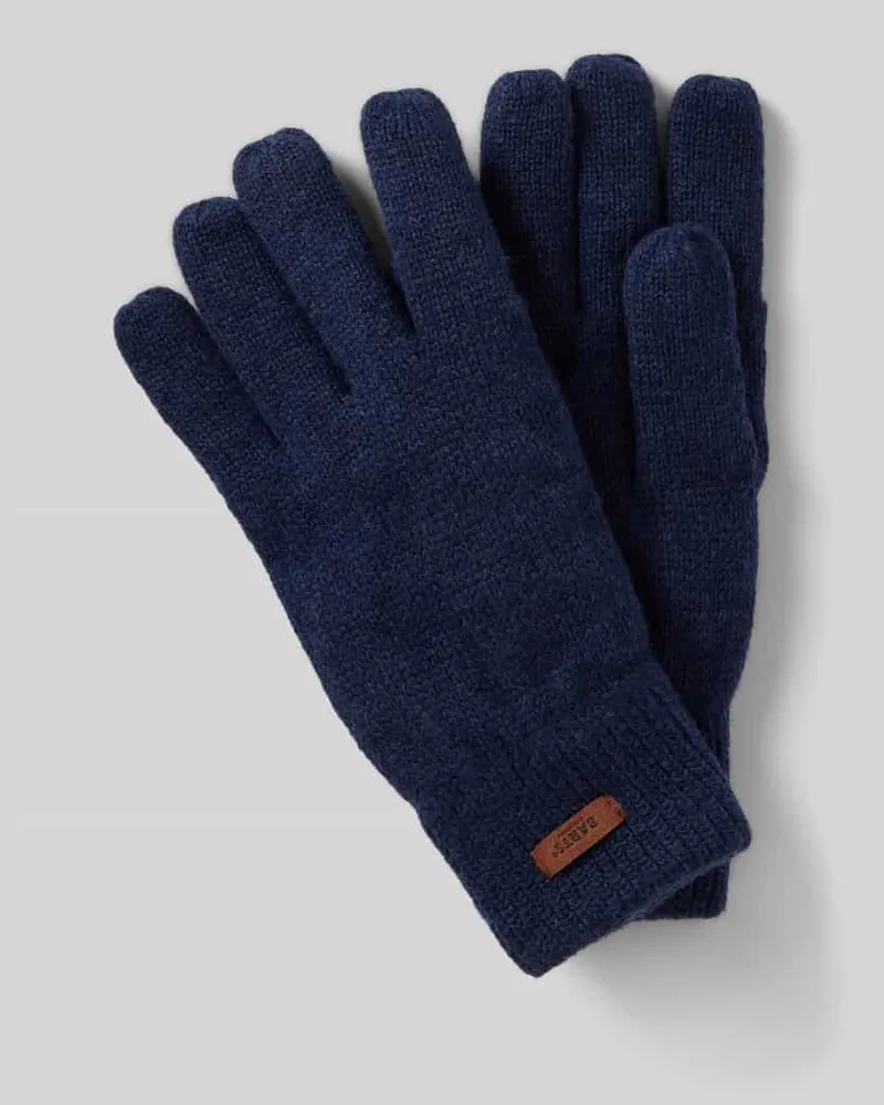 Barts Handschuhe aus Lammwolle mit Label-Detail Modell 'HAAKON 