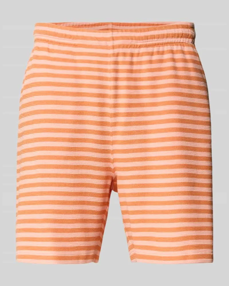 Lacoste Regular Fit Sweatshorts aus Baumwoll-Mix Lachs