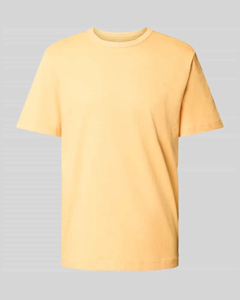 Tom Tailor Regular Fit T-Shirt aus reiner Baumwolle Apricot