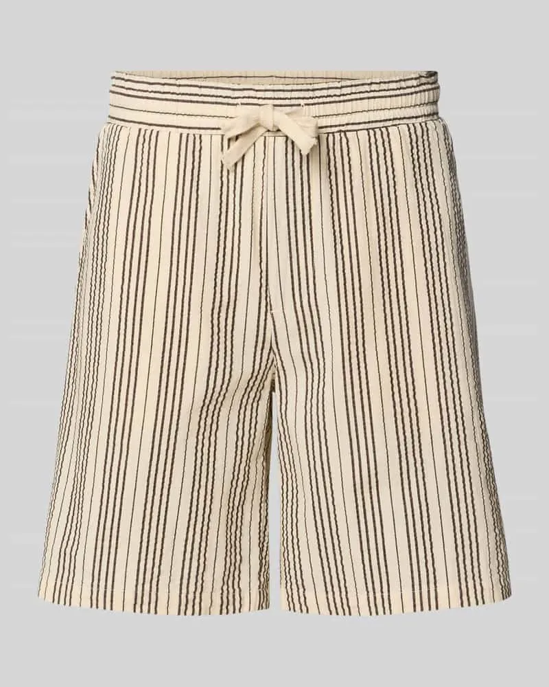 Only & Sons Loose Fit Shorts aus reiner Baumwolle Modell 'CRUZ Offwhite
