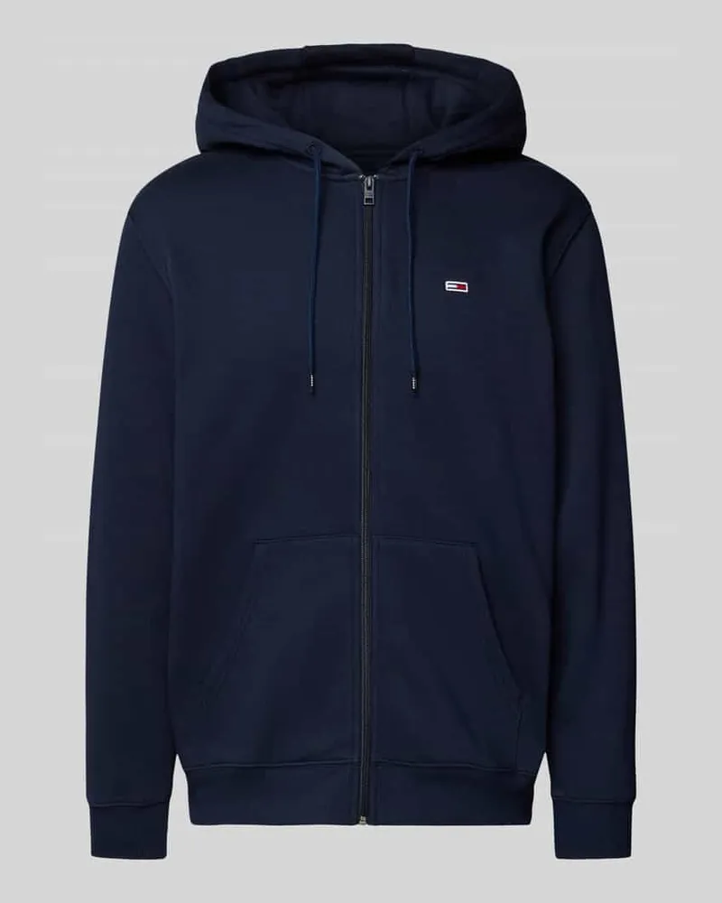 Tommy Hilfiger Regular Fit Sweatjacke mit Kapuze Marine