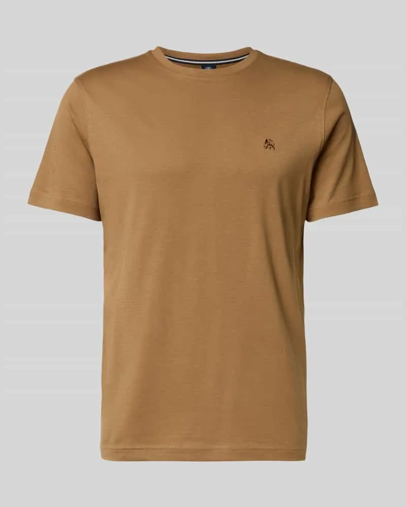 Lerros T-Shirt mit Logo-Stitching 