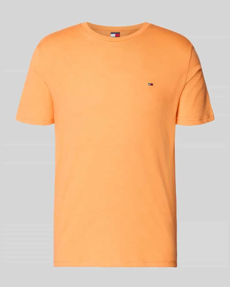 Tommy Hilfiger Slim Fit T-Shirt Modell 'TJM XSLIM JASPE HTR TEE E Orange