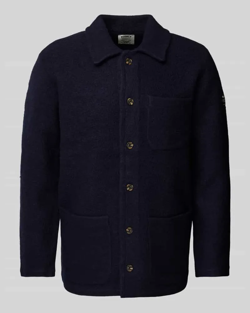 ECOALF Strickjacke mit Knopfleiste Modell 'RIMOALF Marine