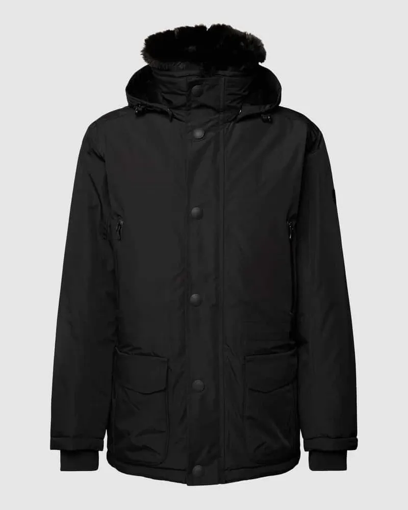 Wellensteyn Regular Fit Funktionsjacke mit Reißverschlusstaschen Modell 'HALIFAX Black