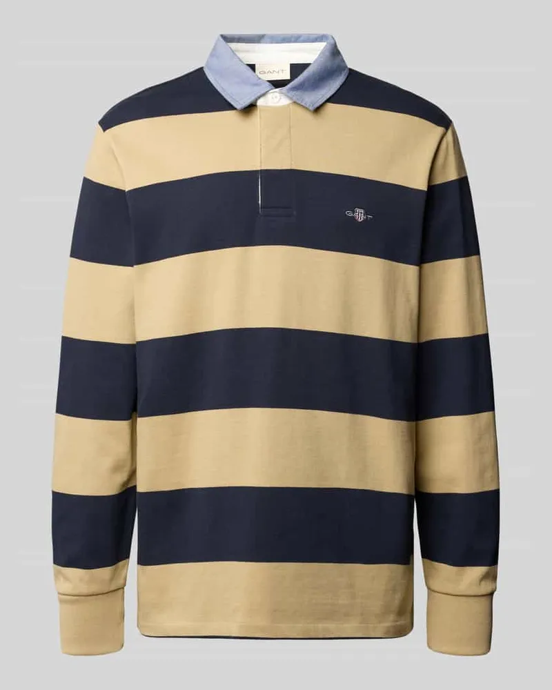 Gant Sweatshirt mit gerippten Ärmelabschlüssen 