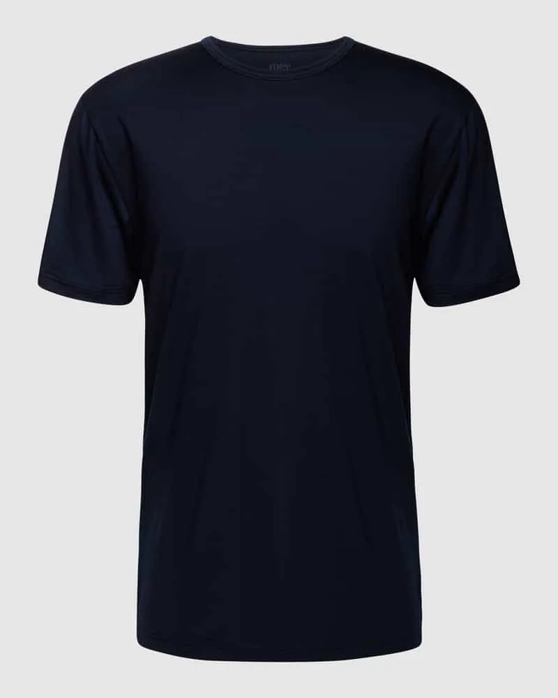 Mey T-Shirt mit geripptem Rundhalsausschnitt 