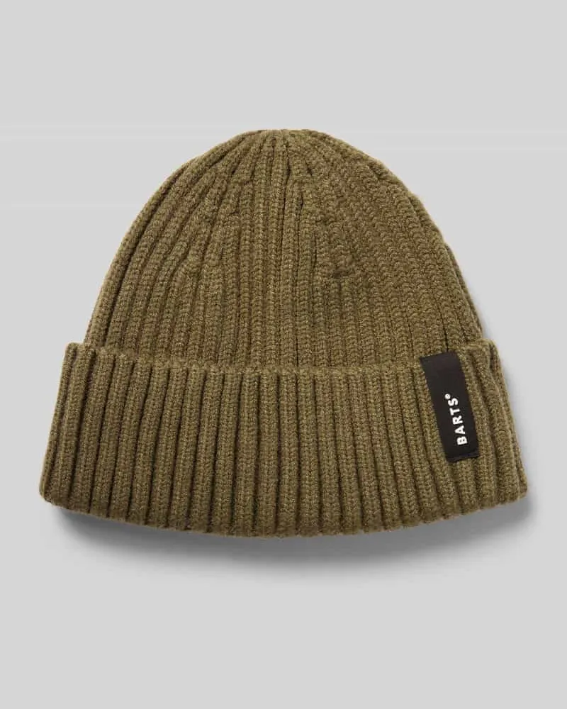 Barts Beanie mit Label-Detail Modell 'SUMTER Oliv