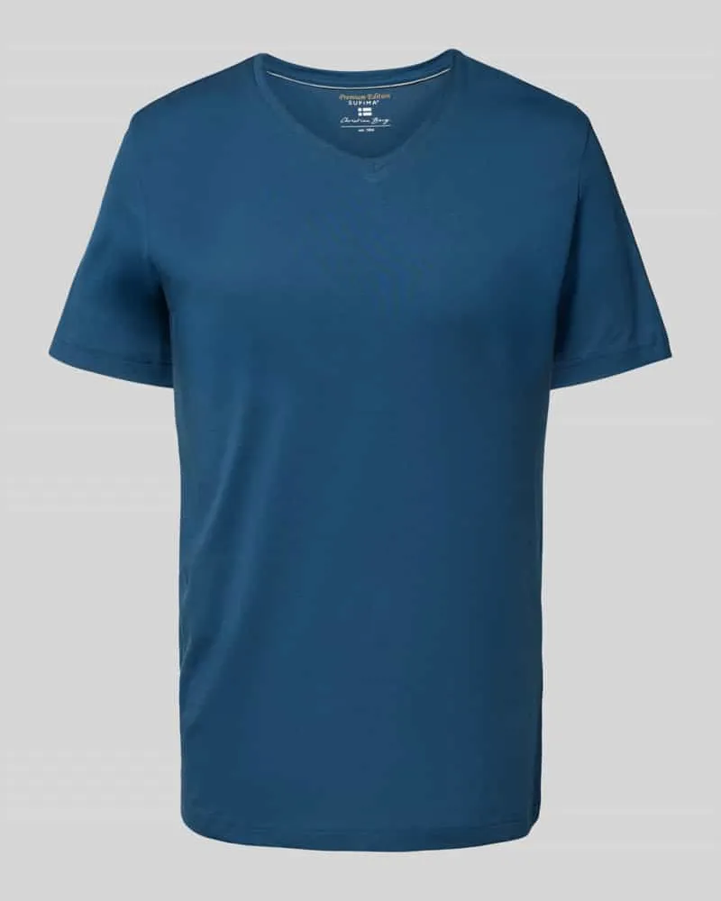 Christian Berg T-Shirt mit V-Ausschnitt 