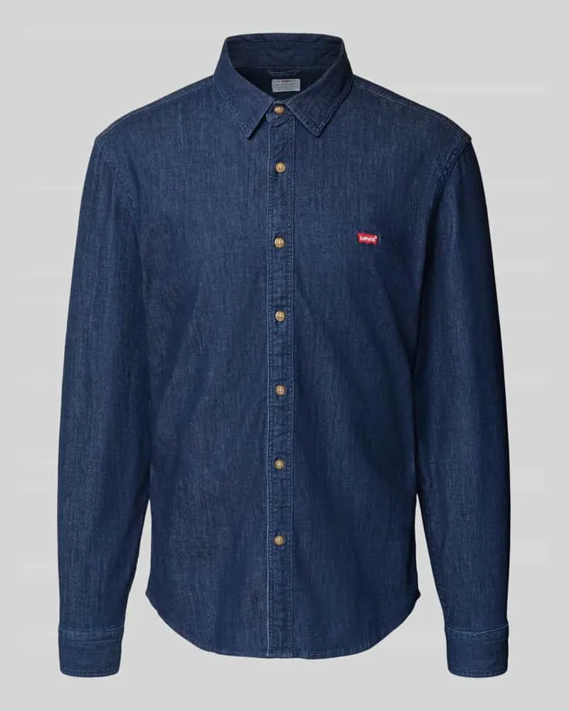 Levi's Freizeithemd in Denim-Optik Dunkelblau