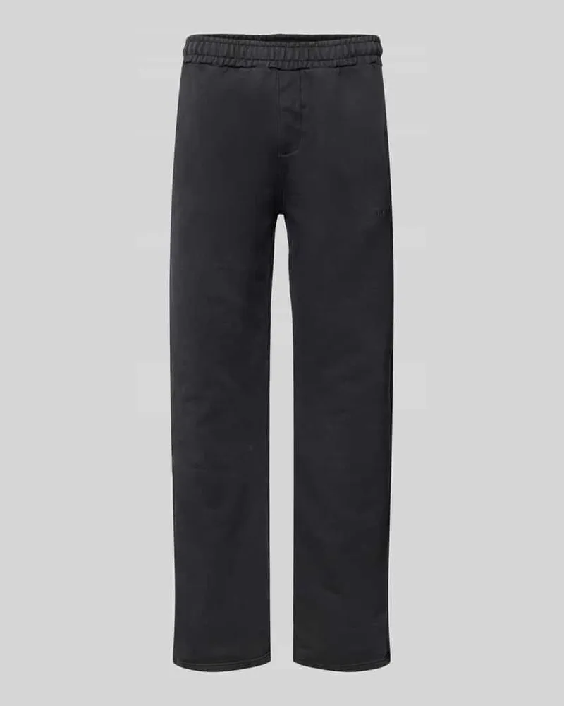 PEGADOR Sweatpants mit elastischem Bund Black