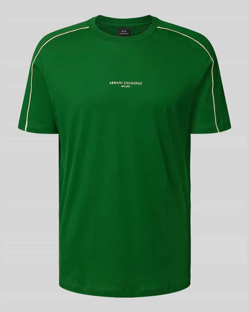 Armani Exchange T-Shirt mit Label-Print 
